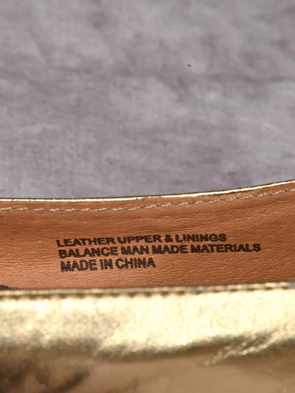 Born Shoes Metallic Gold Lilly Knotted Flats Size 8/39 Leather Upper Gently Used - Picture 13 of 14